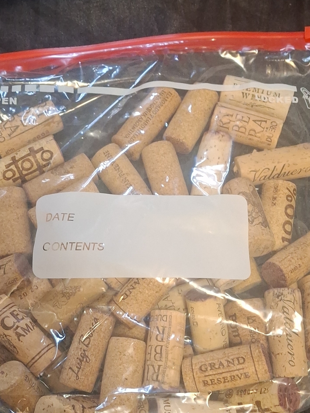 Large Lot of Assorted Wine Corks for Crafting  bag of 50.